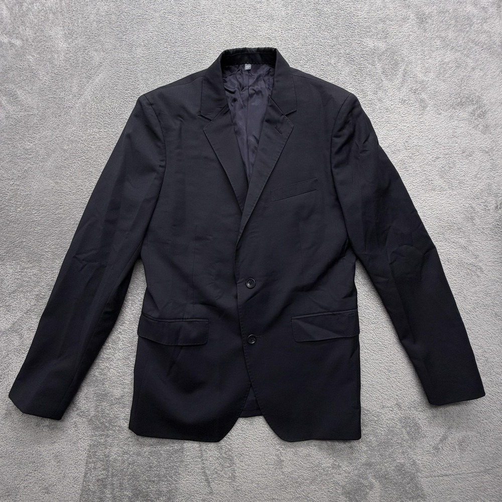 Bonobos Suit Jacket Mens 40 R Blue Slim Fit Notch Lapel Wool Polyester 2 Piece